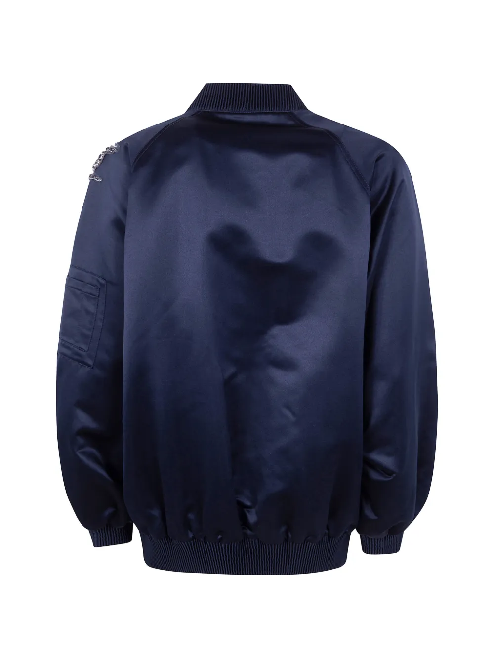  Blugirl Embellished Bomber Jacket - Blue 