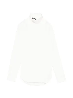 Julius Slit Neck Shirt | White | FARFETCH ID