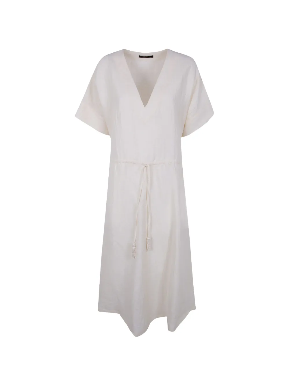Seventy V-neck tie dress - Toni neutri