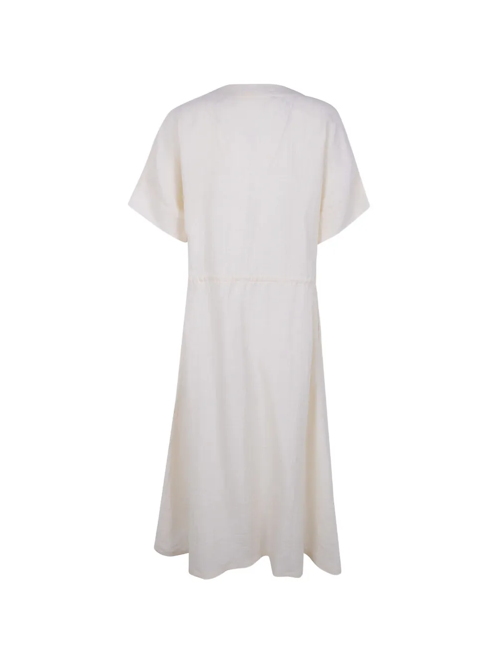  Seventy V-neck Tie Dress - Neutrals 