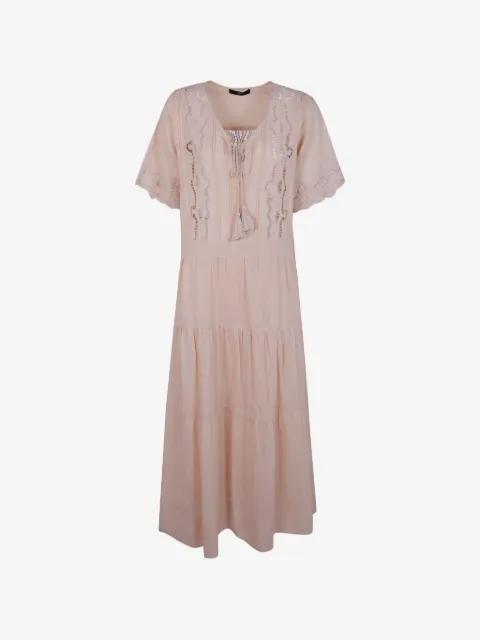 Seventy openwork tiered dress