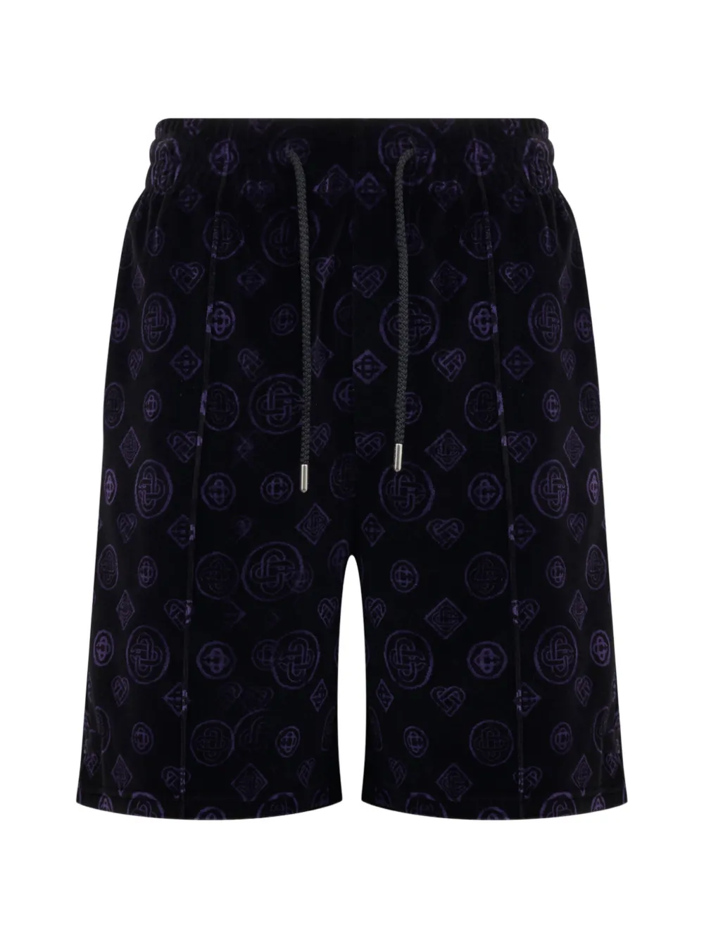Casablanca monogram-pattern shorts - Nero