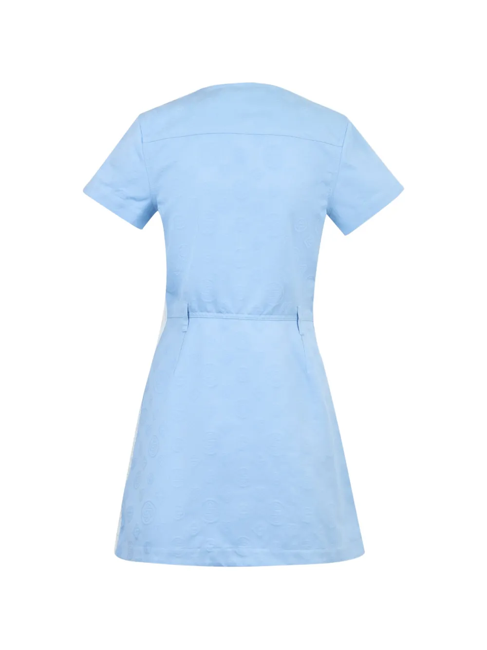  Casablanca Monogram-pattern Mini Dress - Blue 