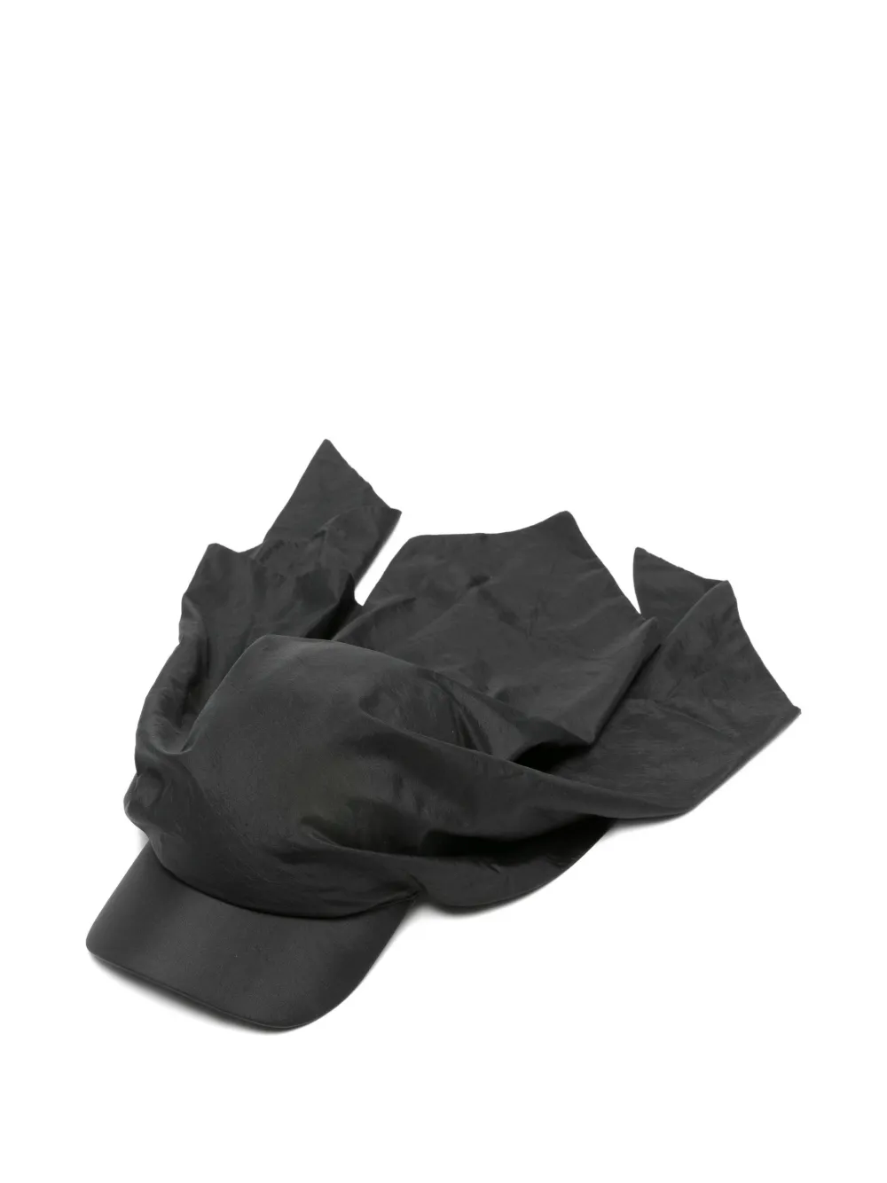 Jil Sander Cappello drappeggiato - Nero