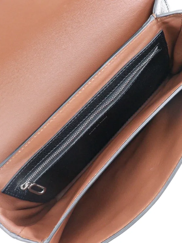 Burberry Pre-Owned 2000-2017 ミディアム バイカラー レザー Dリング 