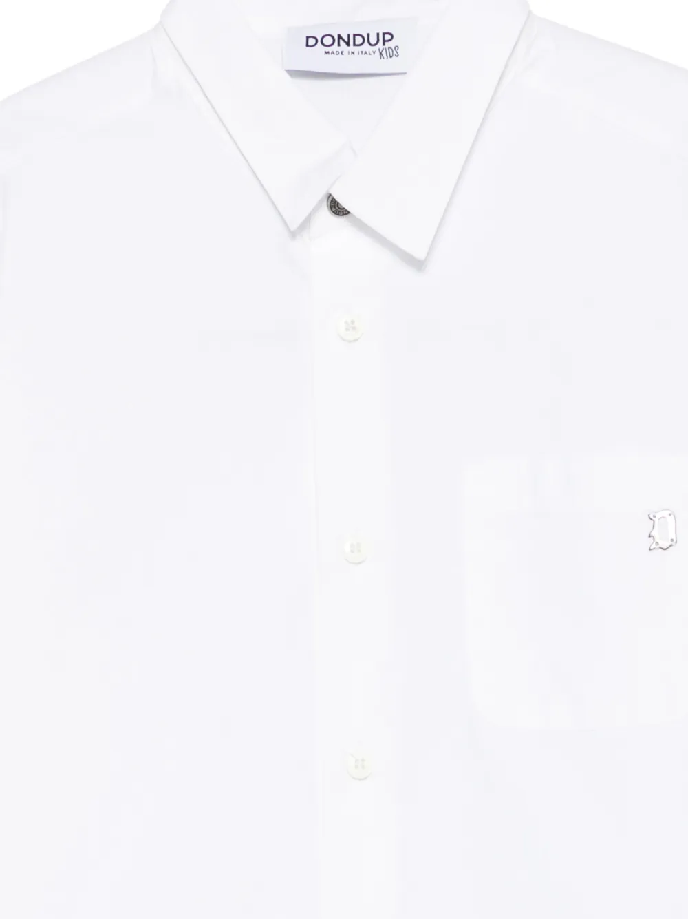 DONDUP KIDS T-shirt met borstzak Wit