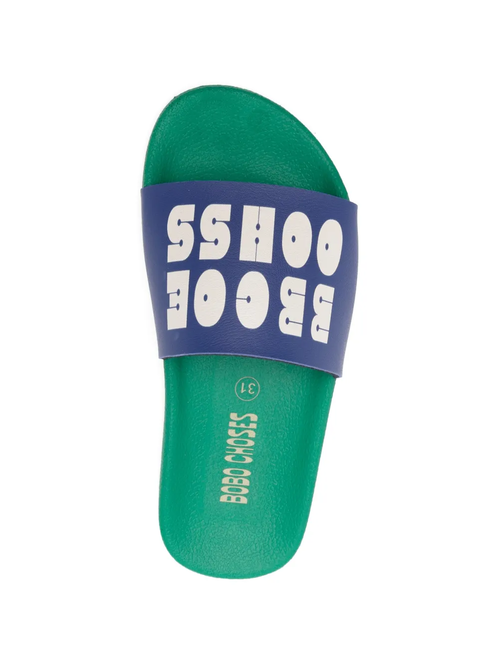 Bobo Choses Slippers met logo Blauw