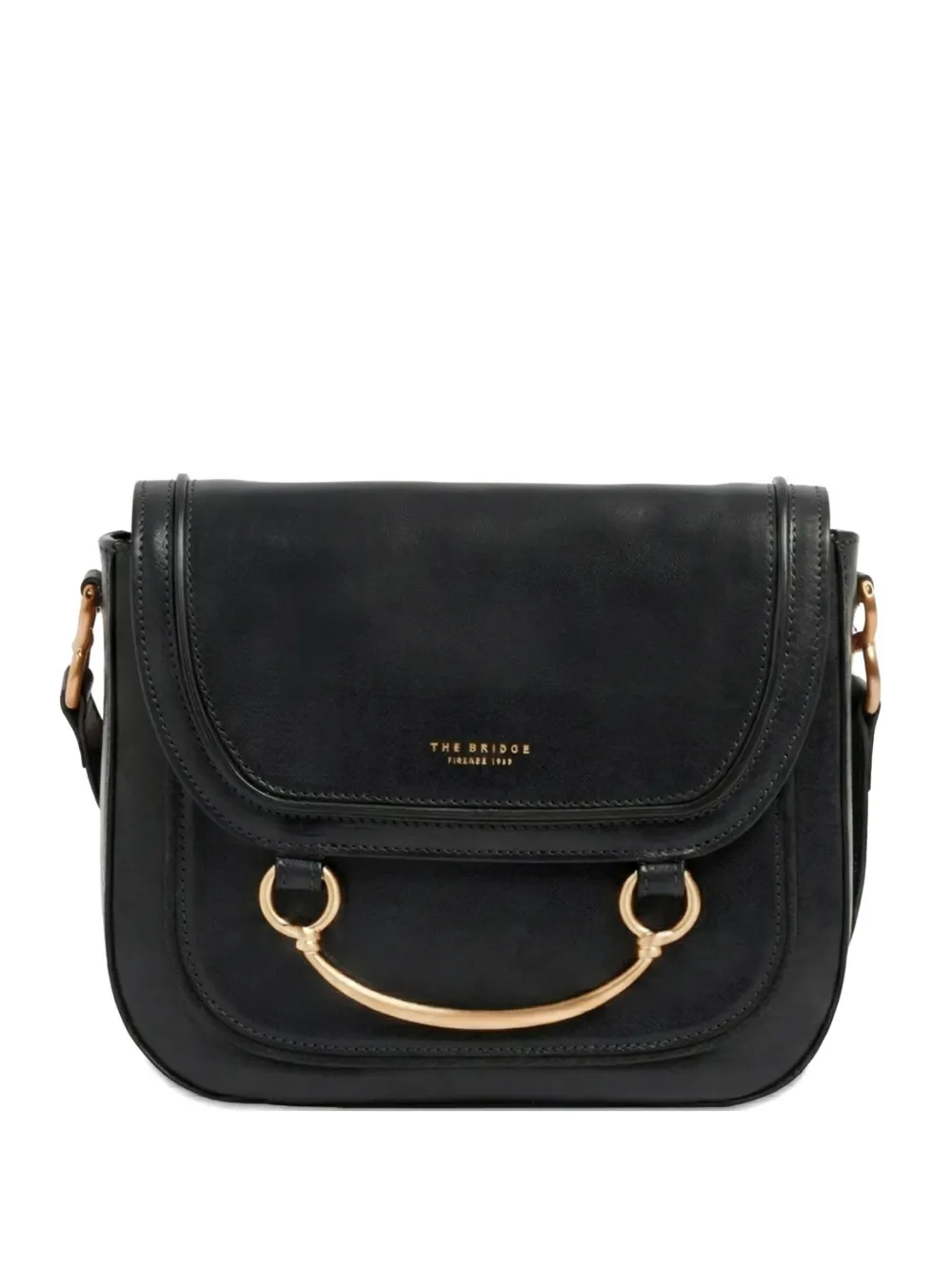 The Bridge leather cross body bag - Nero