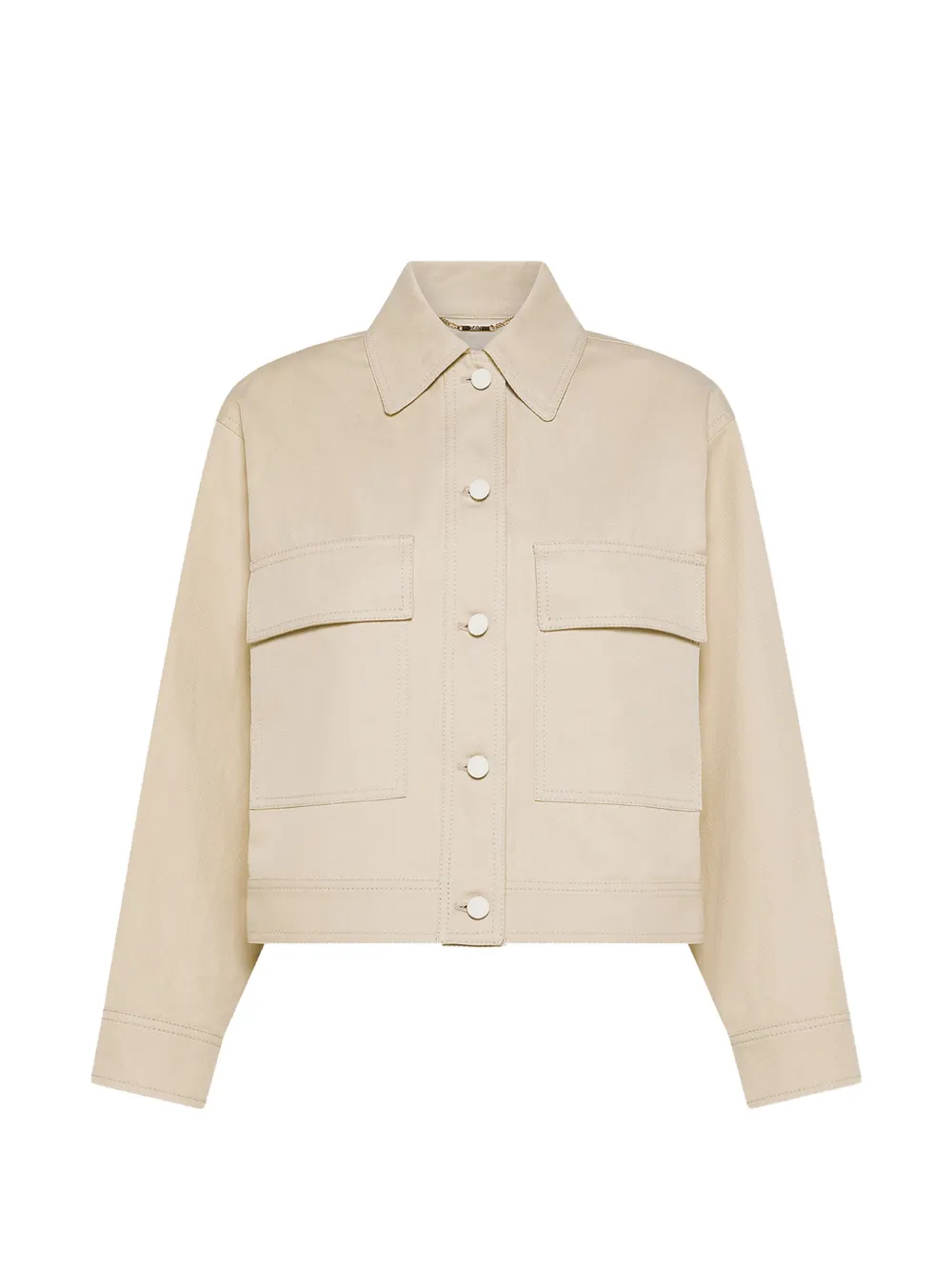 Seventy pocket button cropped jacket - Toni neutri