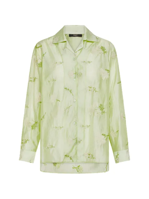 Seventy chemise à col à fleurs