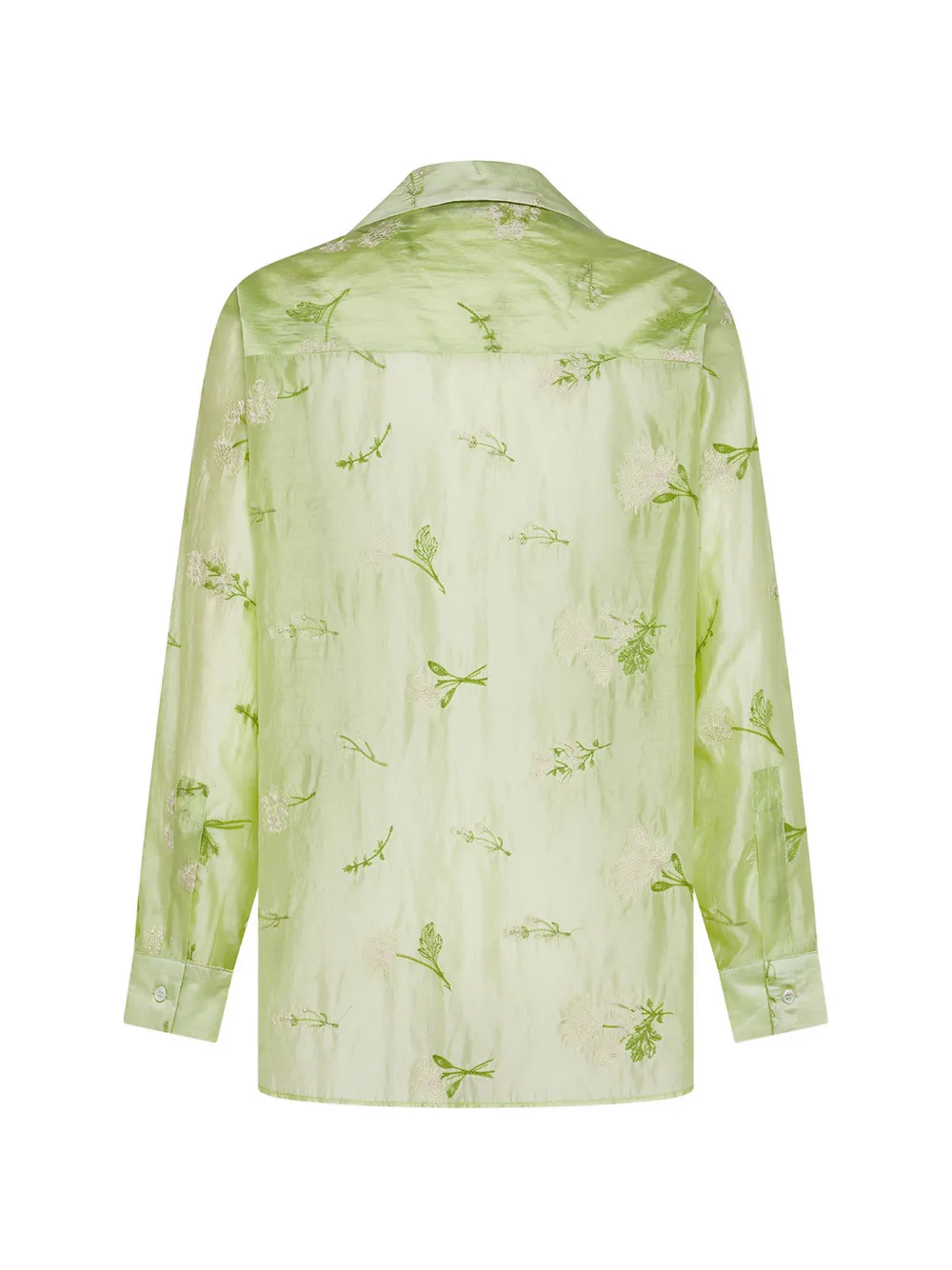  Seventy Floral Collared Shirt - Green 
