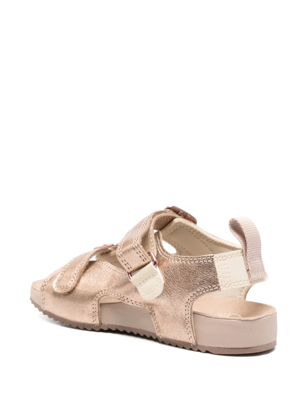 Timberland Kids Castle Island leren sandalen met gesp Roze