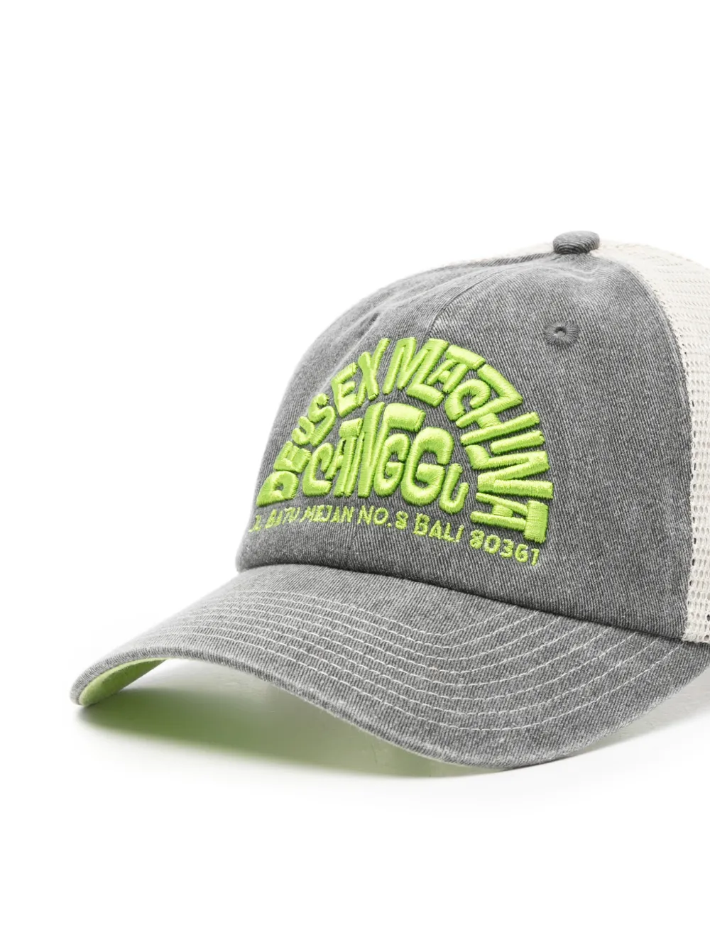  Deus Ex Machina Embroidered Trucker Cap - Grey 