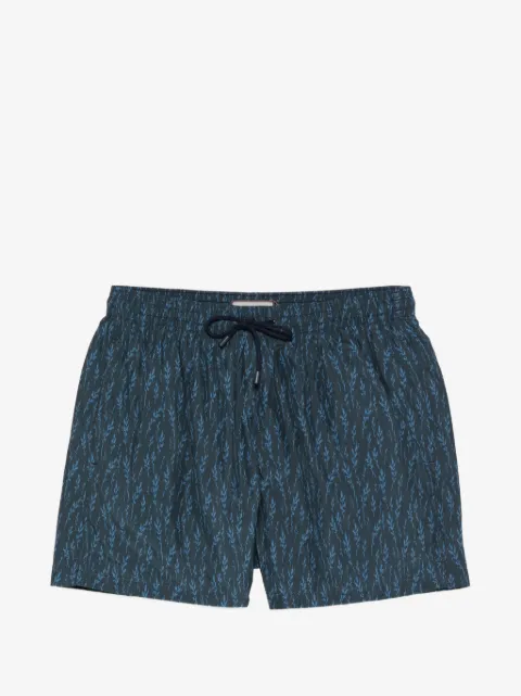 Canali 드로스트링 프린트 스윔 쇼츠