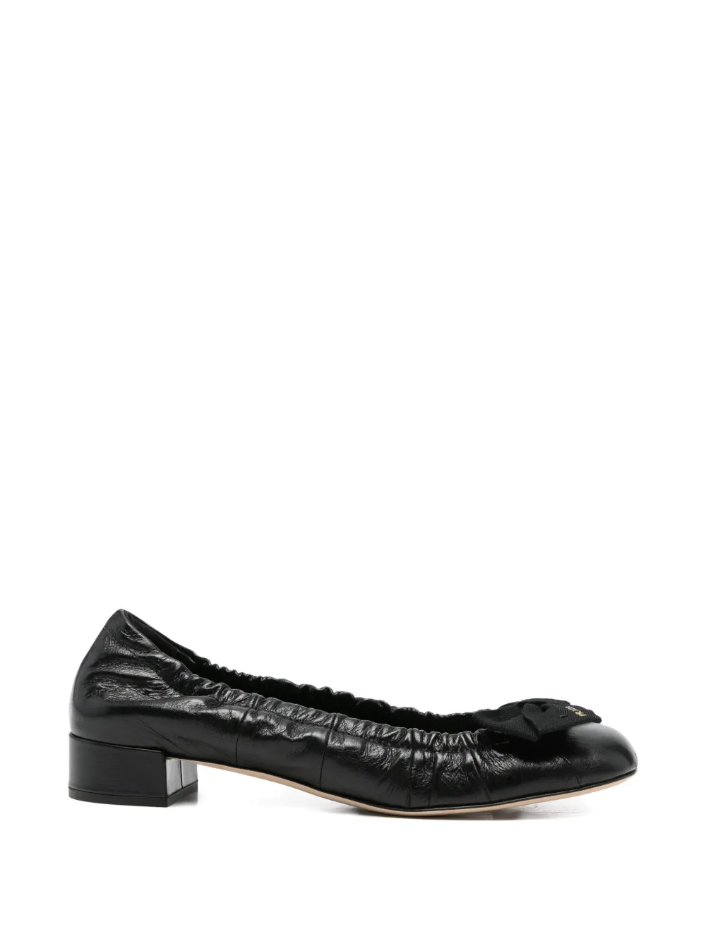 Prada Pumps met strikdetail Zwart
