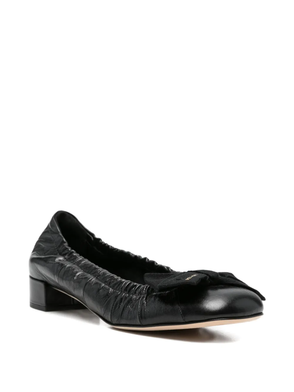 Prada Pumps met strikdetail Zwart