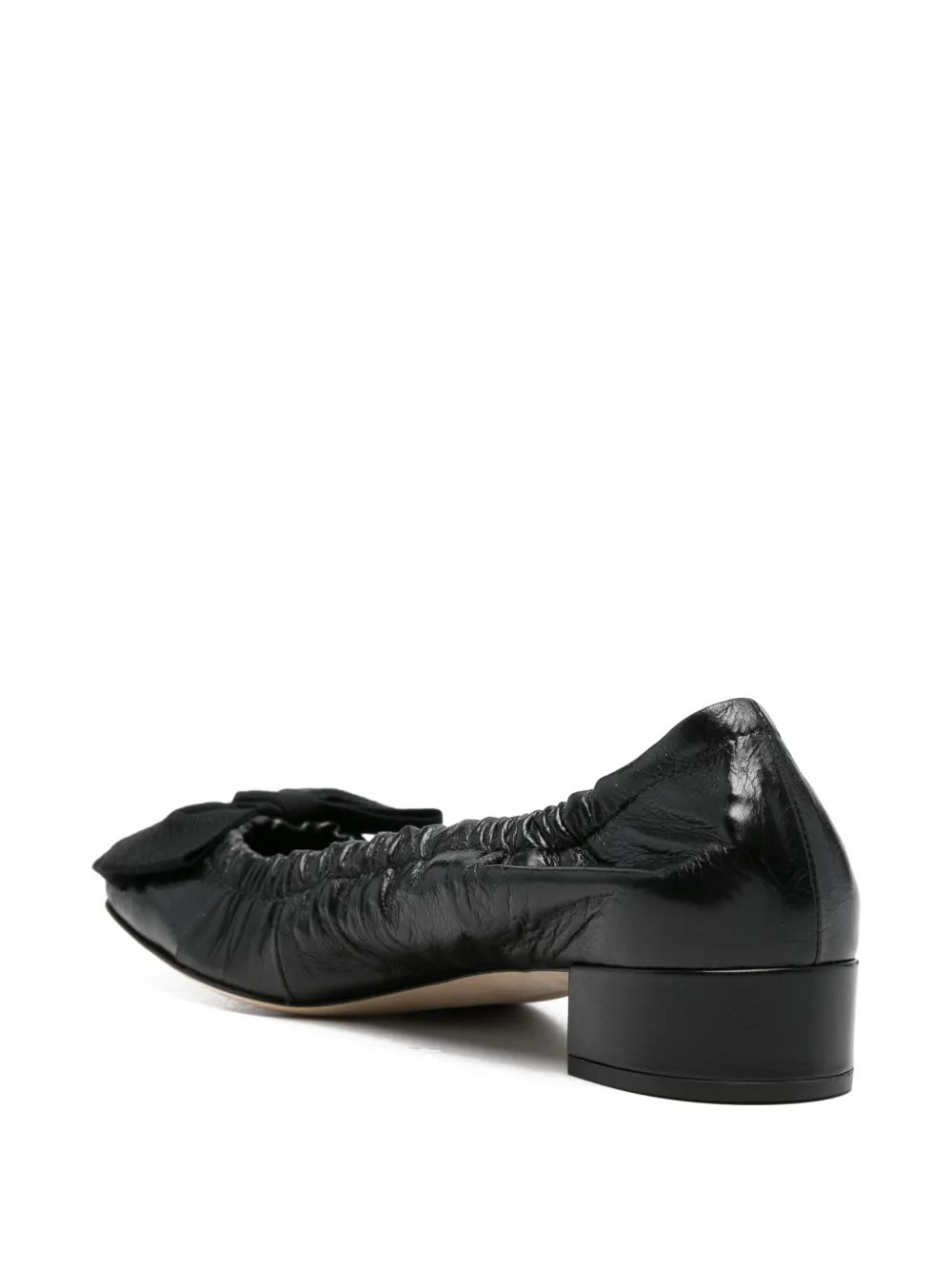  Prada Bow-detail Pumps - Black 
