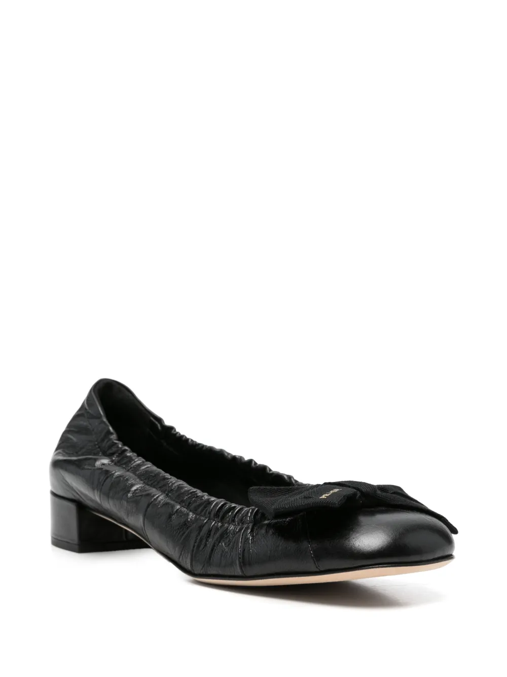  Prada Bow-detail Pumps - Black 
