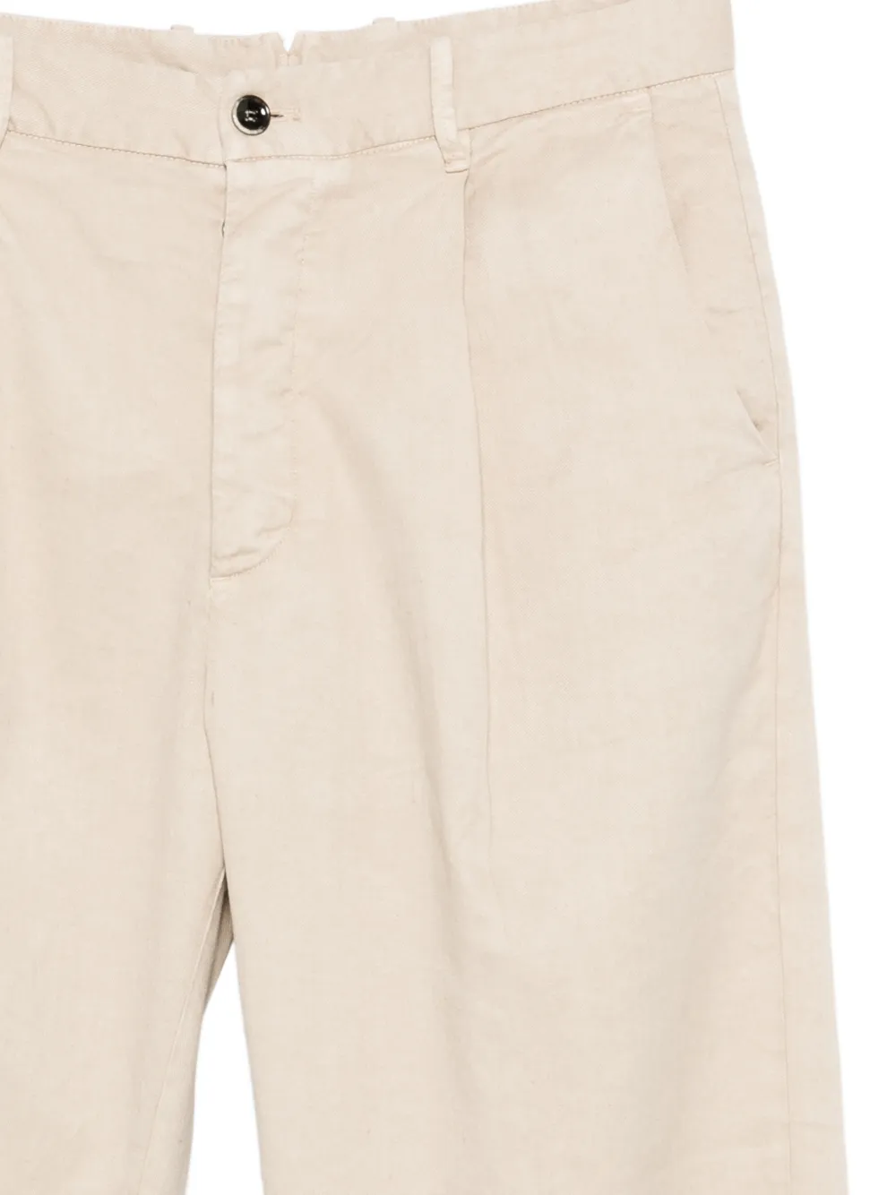  Nine In The Morning Philip Pleated-design Trousers - Neutrals 