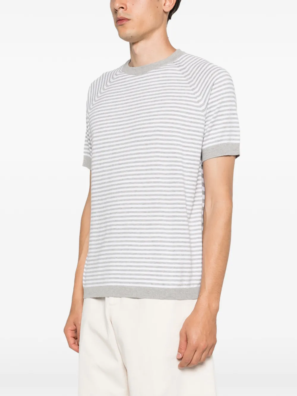  Herno Striped T-shirt - Grey 