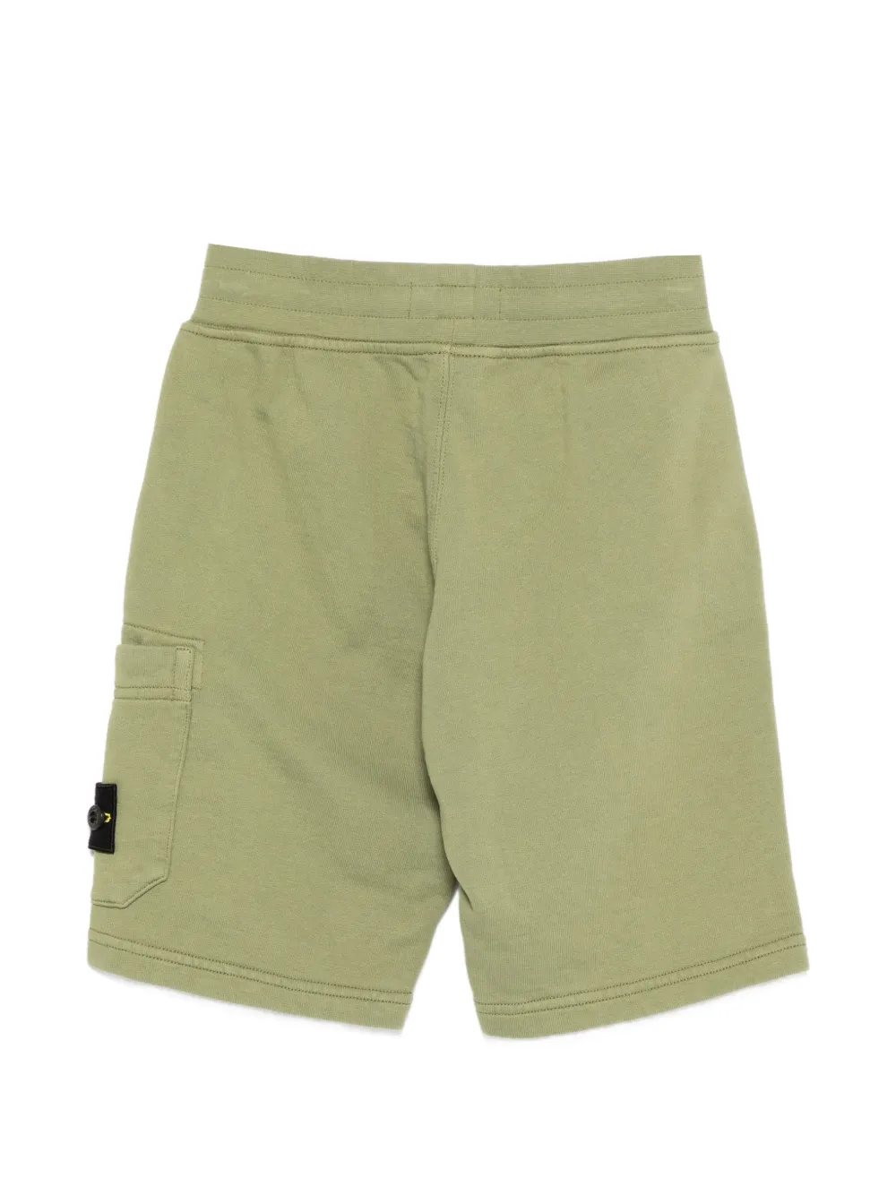 Stone Island Junior Shorts met logopatch Groen
