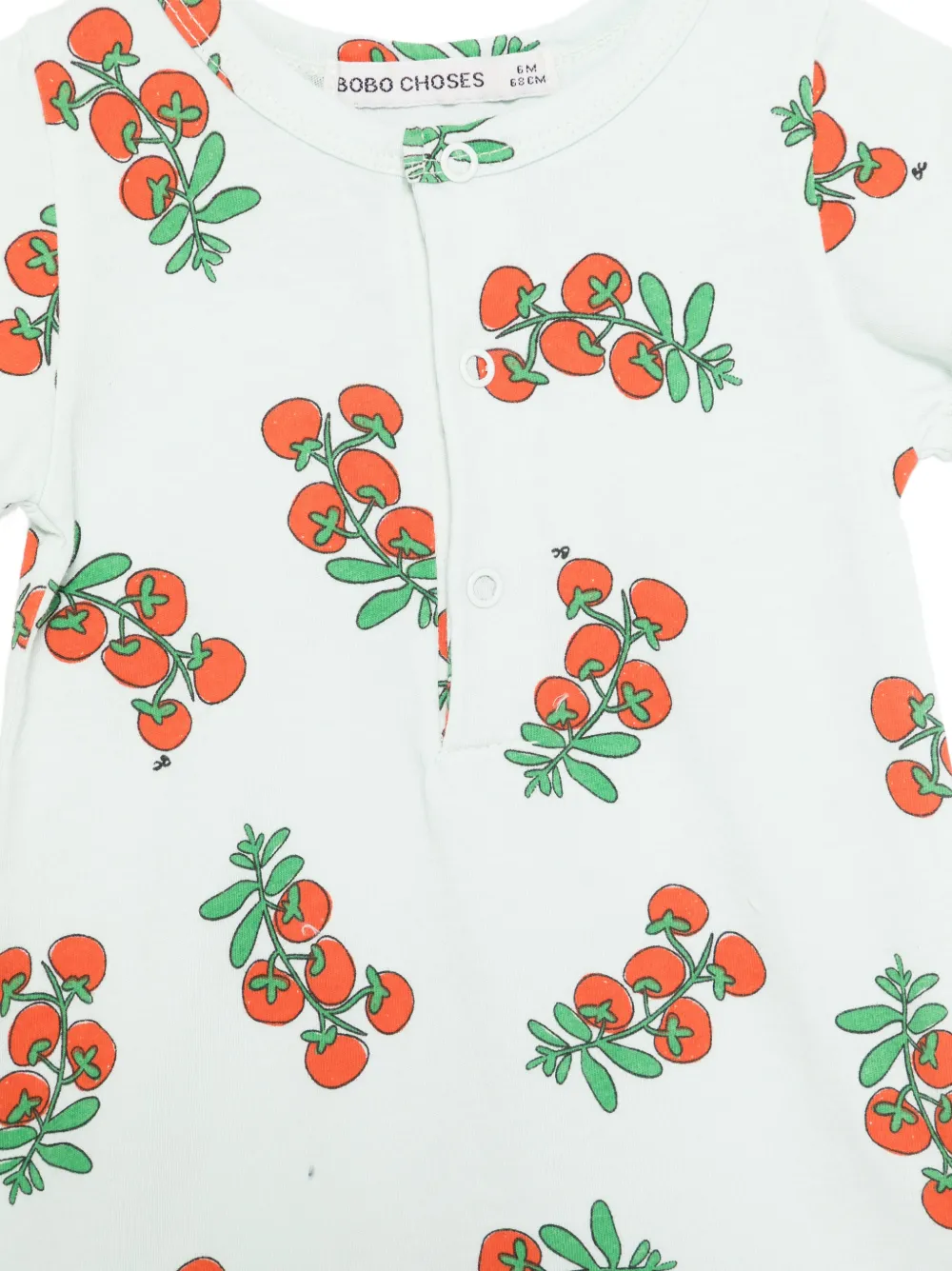 Tomato-Print Romper