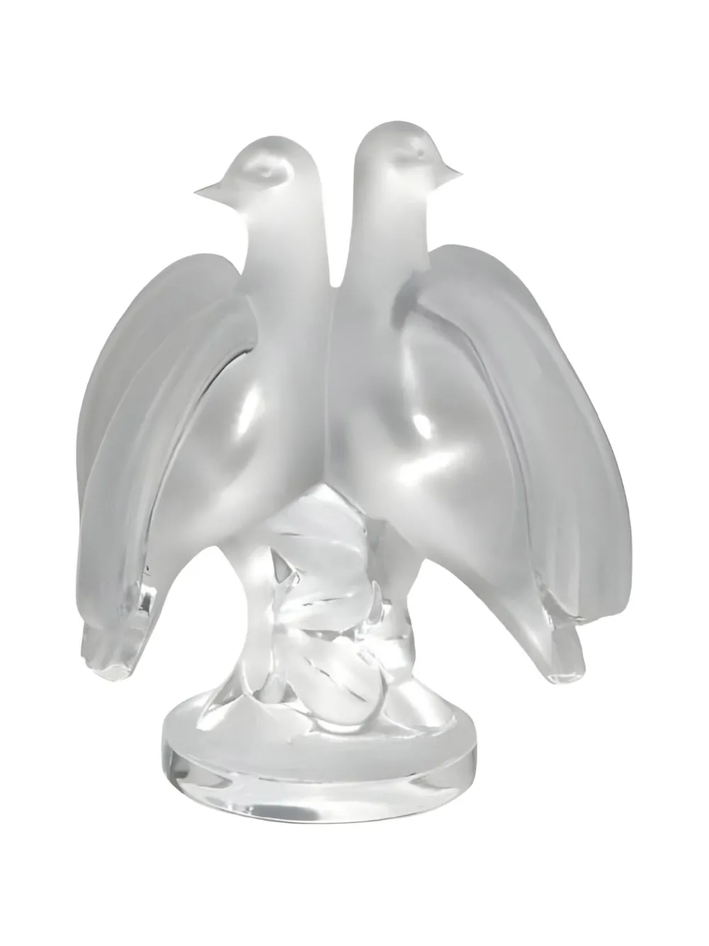 Lalique Couple of Doves crystal figruine - Bianco