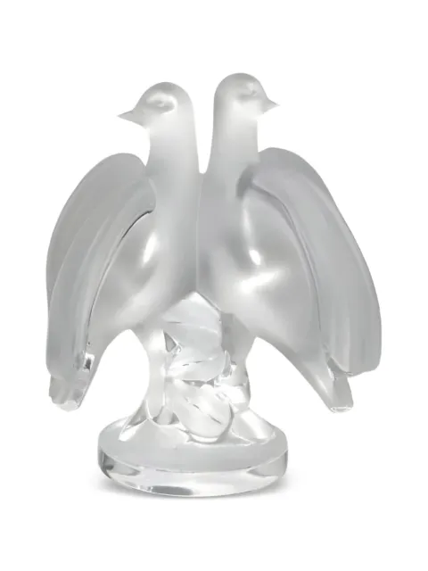 Lalique  Couple of Doves crystal figurine