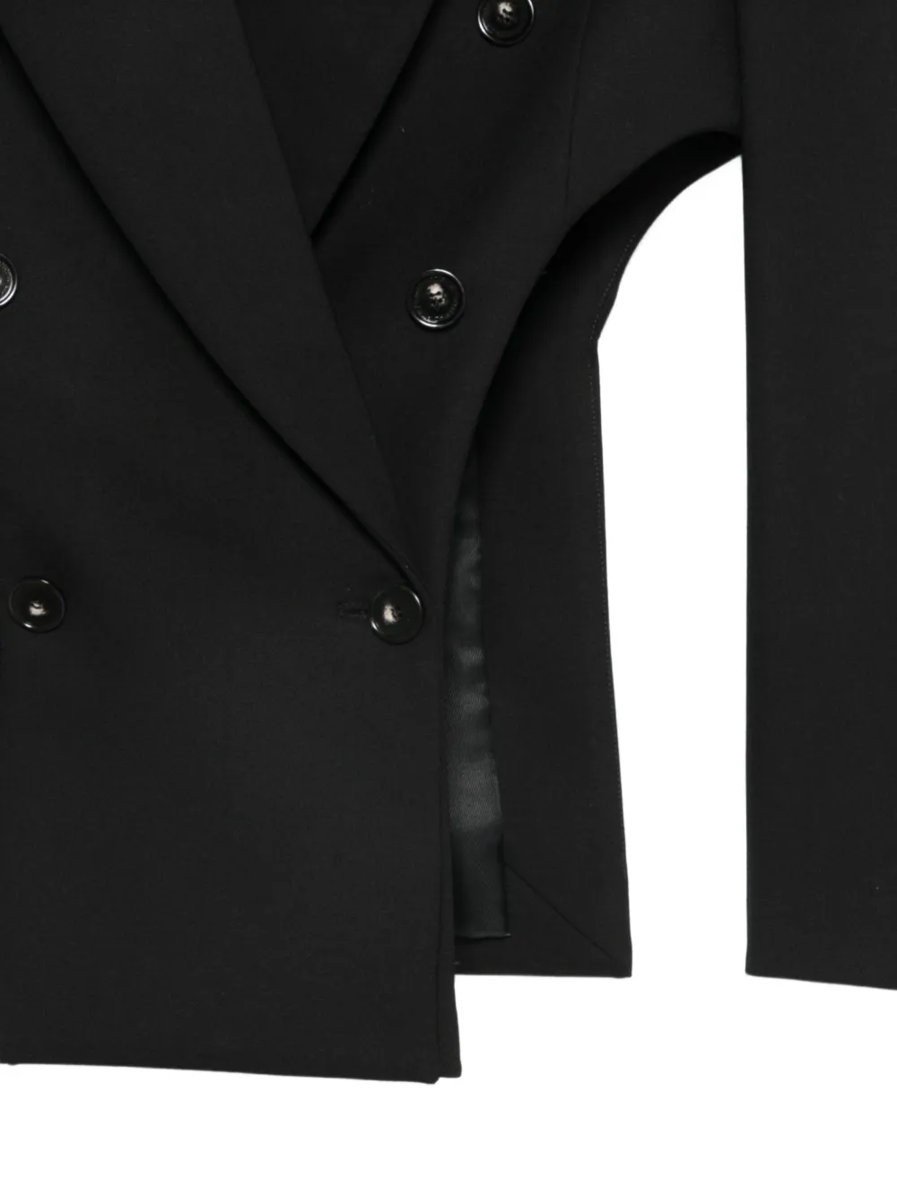 Stella McCartney Blazer met dubbele rij knopen Zwart