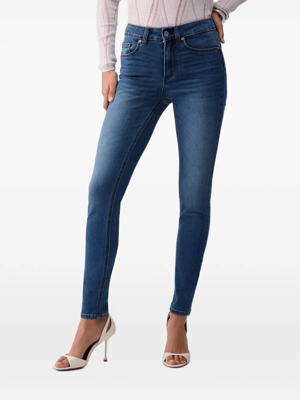  Liu Jo High-rise Skinny Jeans - Blue 