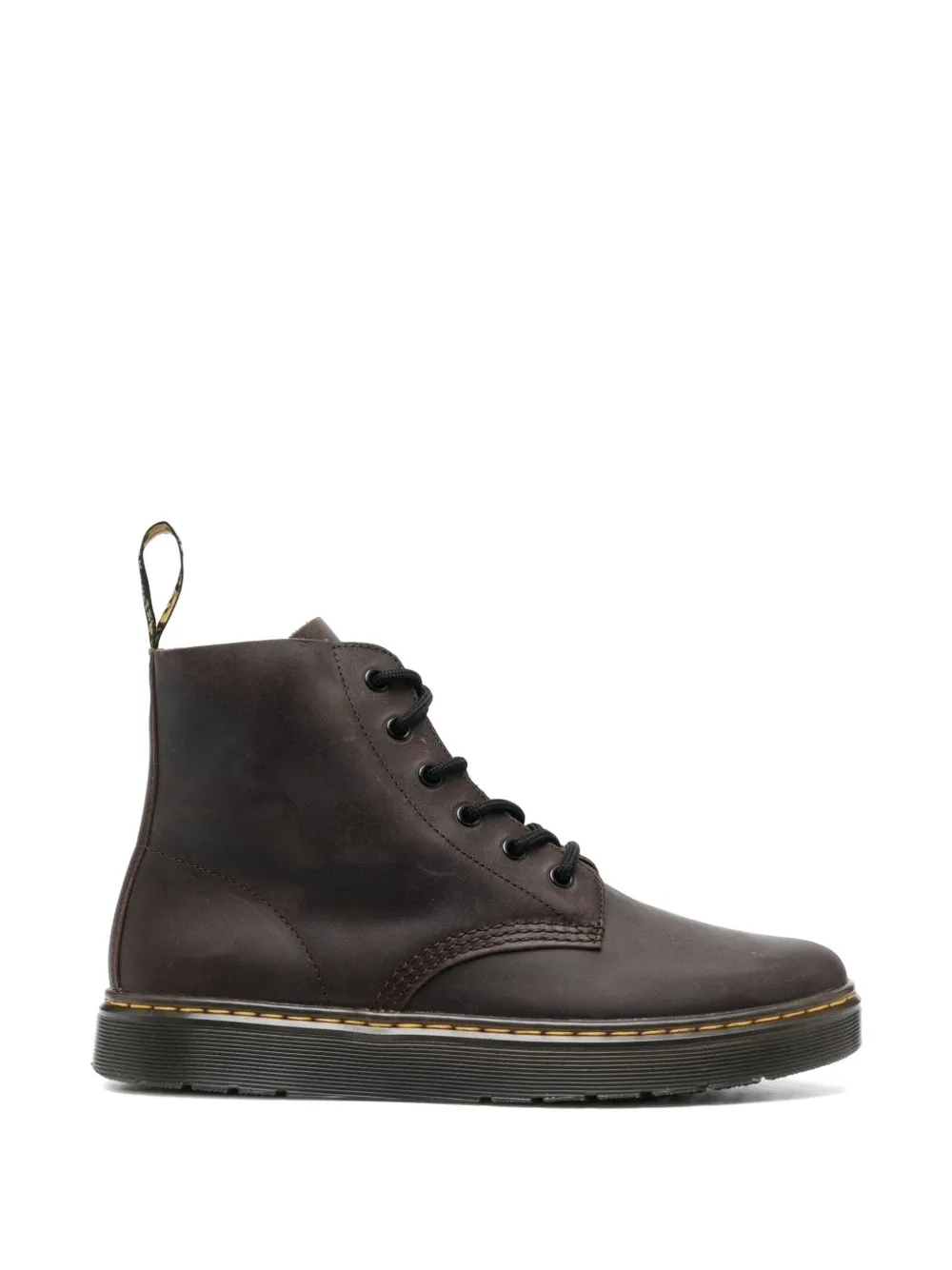 Dr. Martens Thurston veterlaarzen met contrasterend stiksel Bruin