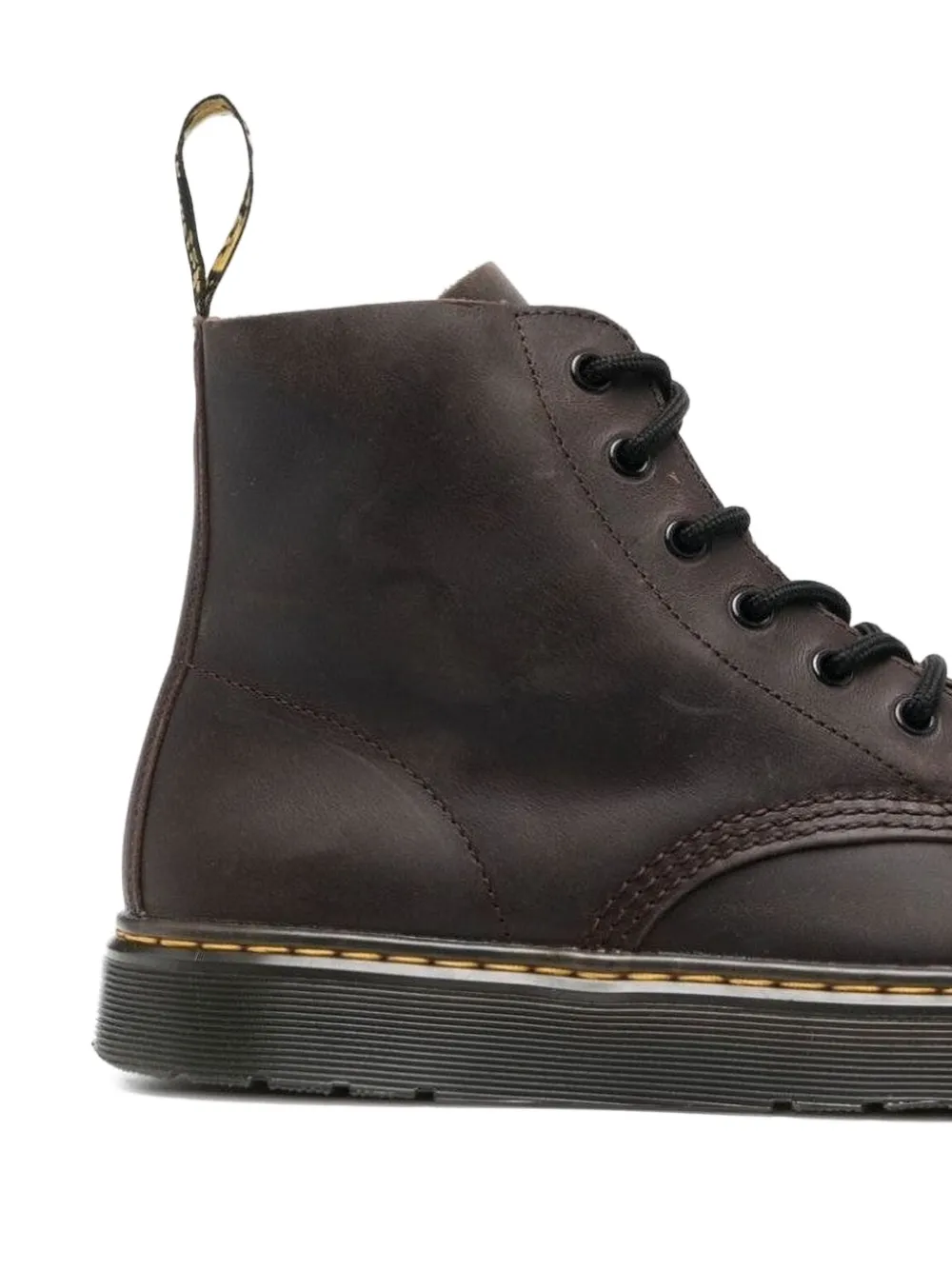 Dr. Martens Thurston veterlaarzen met contrasterend stiksel Bruin