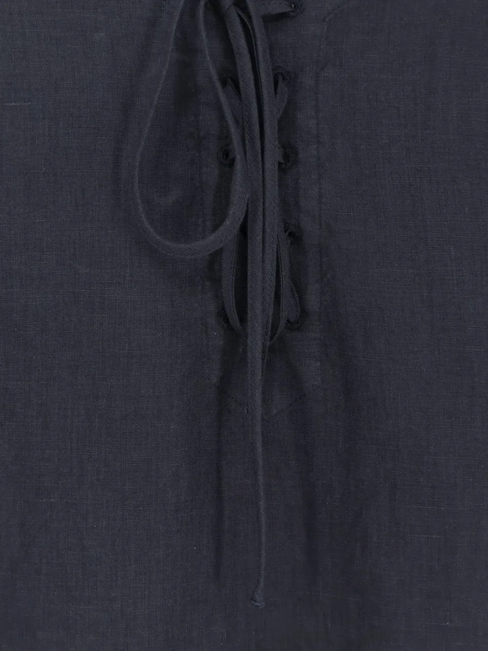  Aspesi Tie-neck Sleeveless Top - Blue 