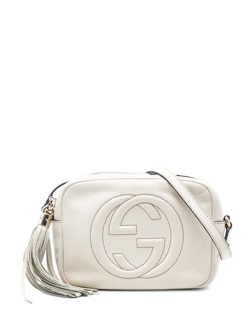 Gucci Pre-Owned 2016-2025 Leather Soho Disco crossbody bag - White