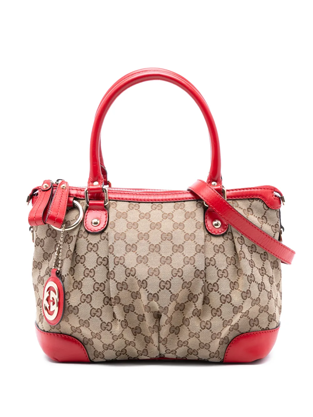 Gucci Pre-Owned 2016-2026 GG Canvas Sukey satchel - Marrone