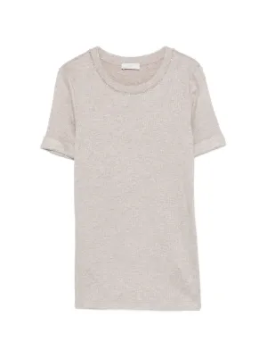 Vince cable-knit T-shirt | Grey | FARFETCH