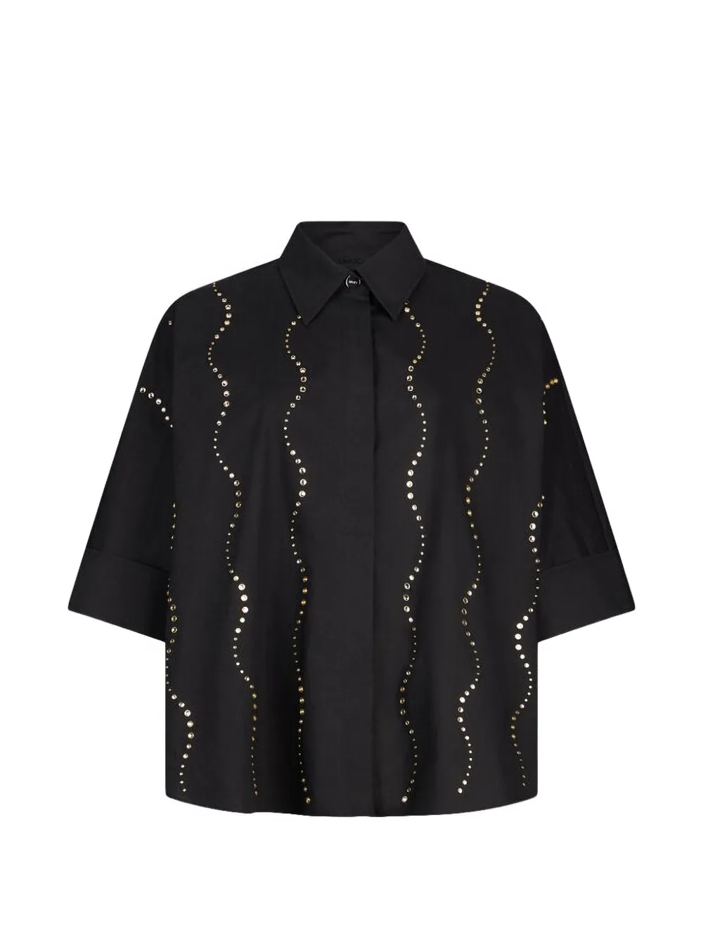 LIU JO shirt with bejewelled appliqués