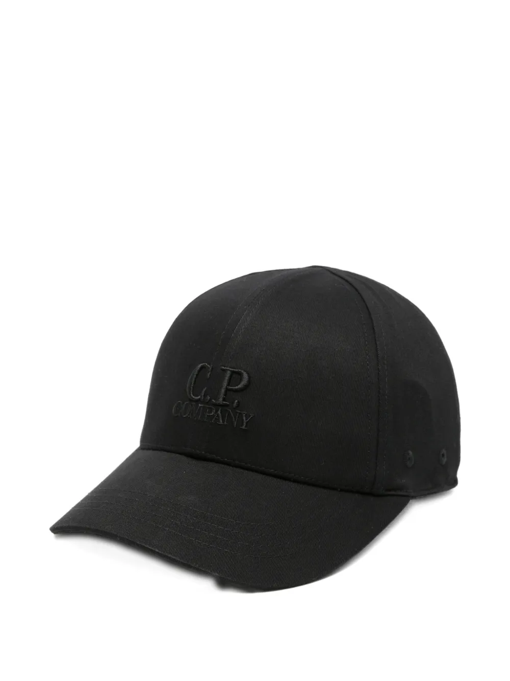C.P. Company Kids logo-embroidered baseball cap - Nero