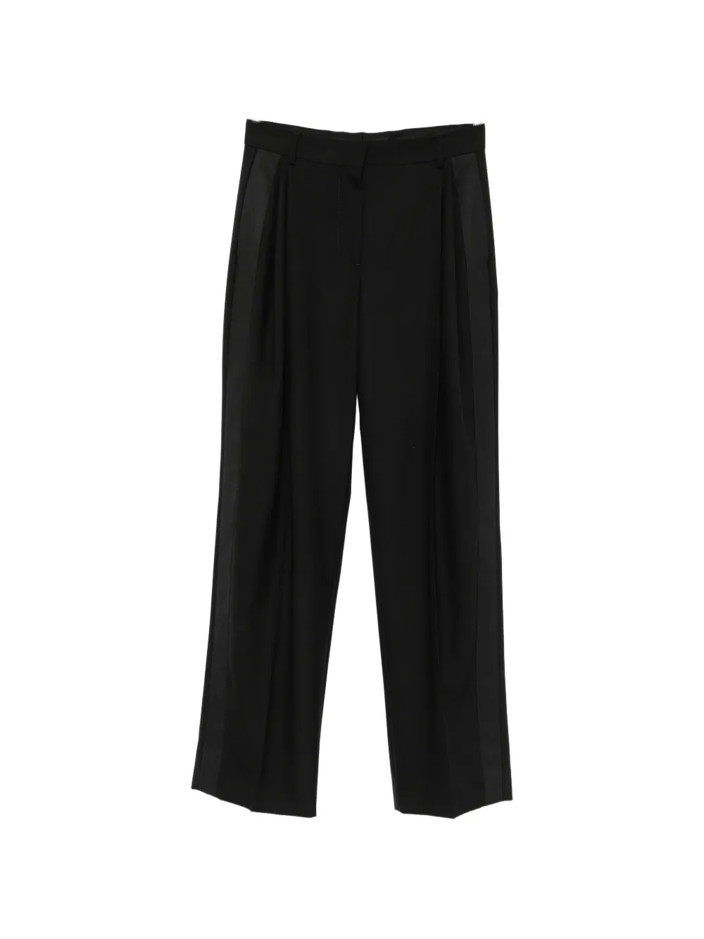 Stella McCartney pleated tailored trousers - Schwarz