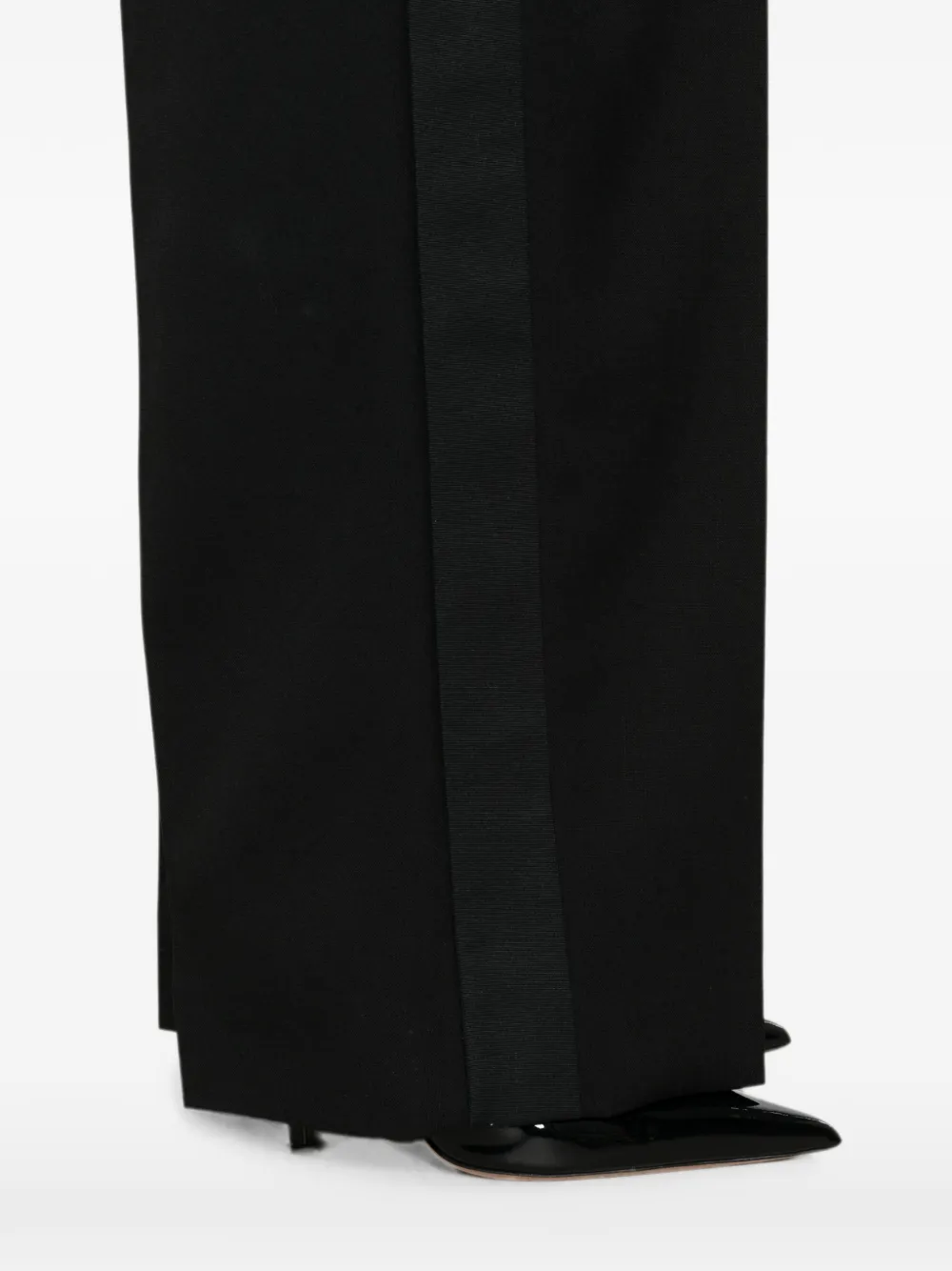 Stella McCartney Geplooide pantalon Zwart