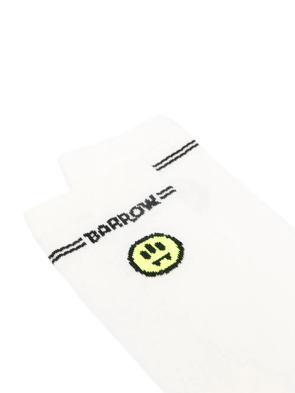  Barrow Ribbed Logo Socks (set Of Two) - Black 