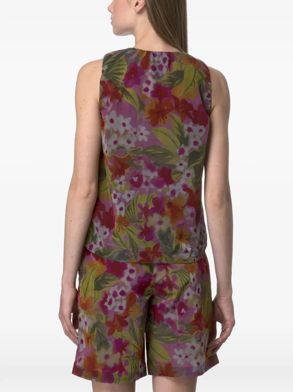 K-Way Alize blouse met bloemenprint Groen