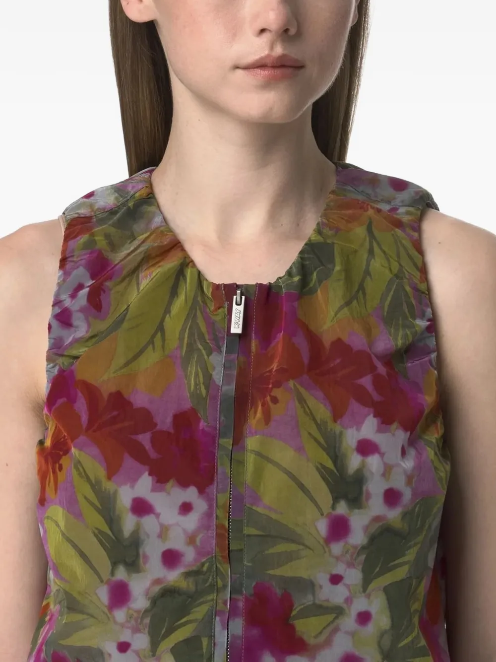 K-Way Alize blouse met bloemenprint Groen