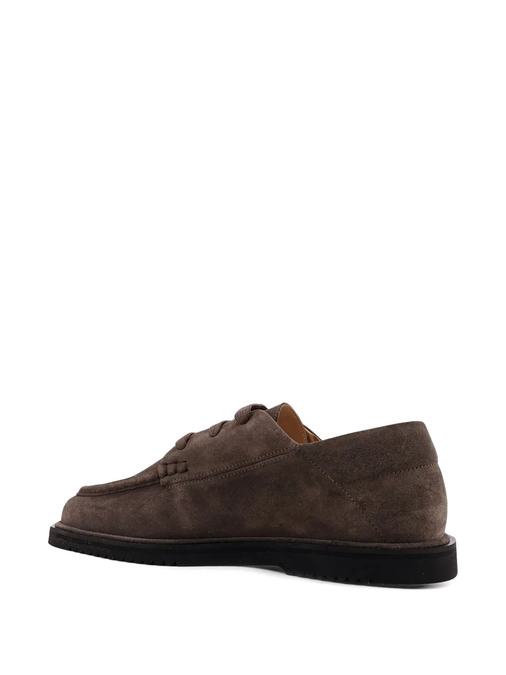  Referenc Squared Toe Lace-up Shoes - Brown 