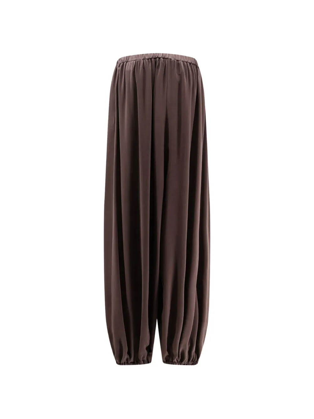  Alysi Baloon Silk Trousers - Brown 