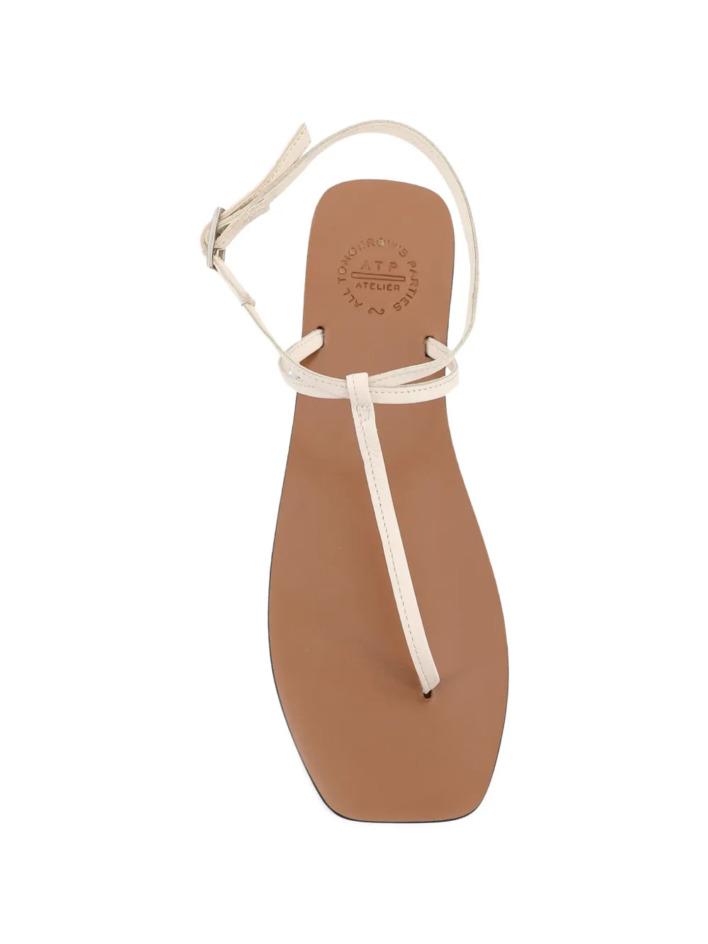 ATP Atelier Alassio T-strap buckle sandals Beige