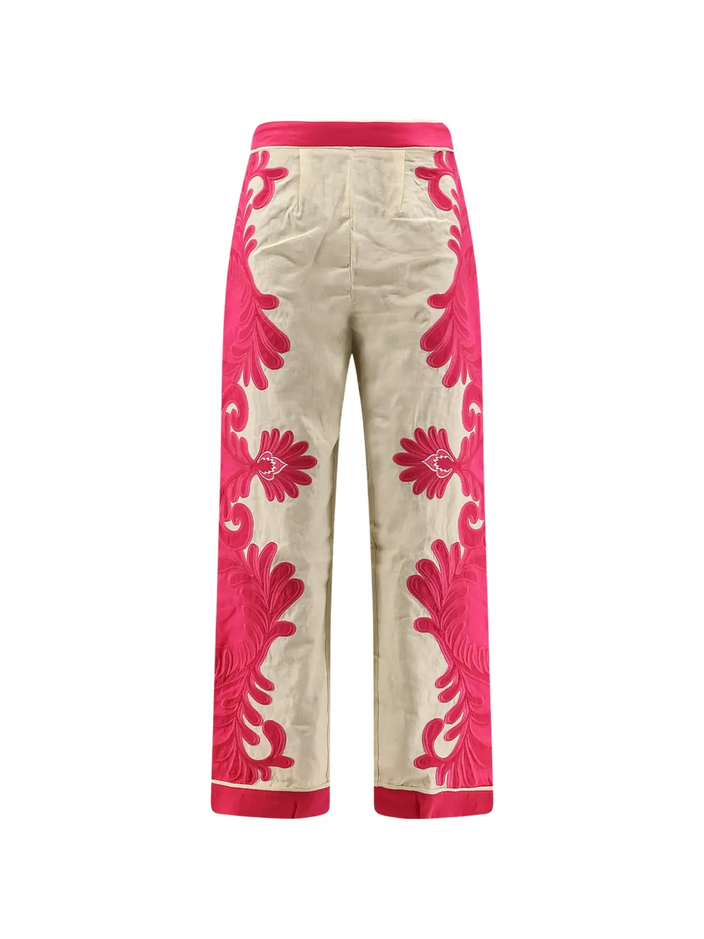 FARM Rio embroidery trousers - Toni neutri