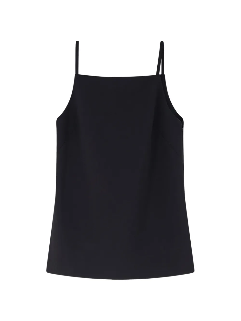 R2W square-neck top - Schwarz