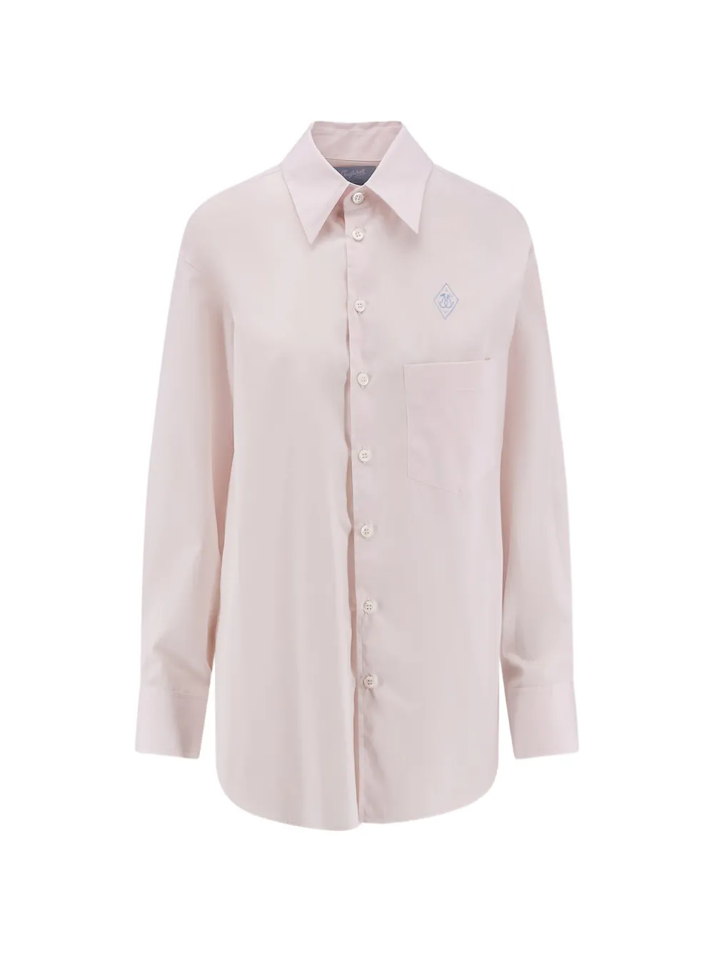 Seafarer embroidered logo patch pocket shirt - Rosa