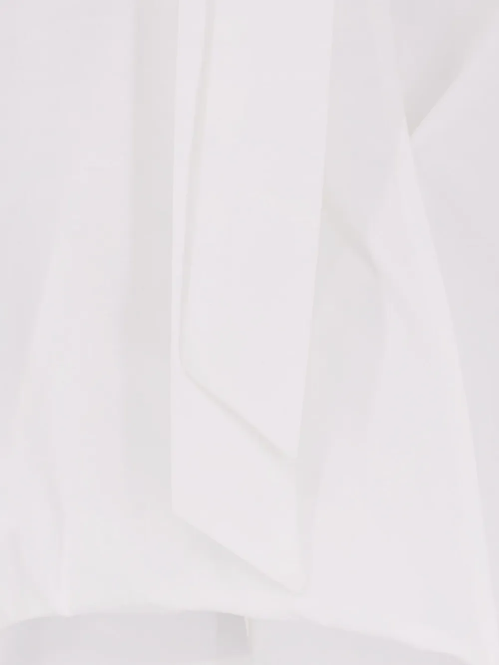Alysi Blouse met V-hals en strik Wit